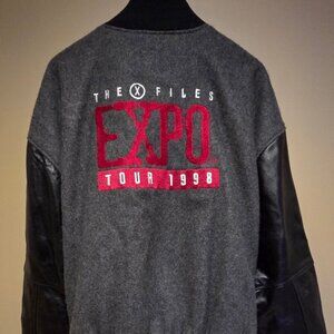 X Files Expo Tour 1998 Varsity Jacket